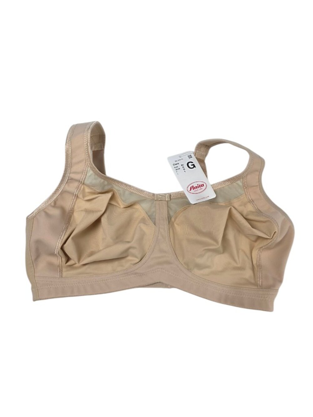 Anita Clara Comfort Bra in Sand, Full Support, Wireless, Size 36G, Full Cup